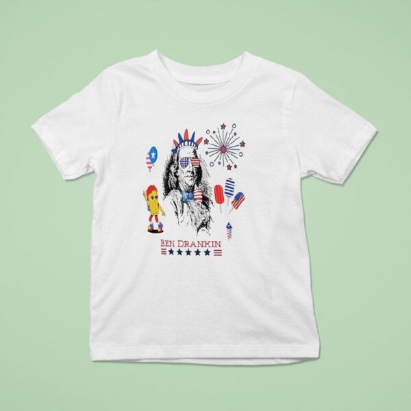 Ben Drankin Firework Usa T Shirt
