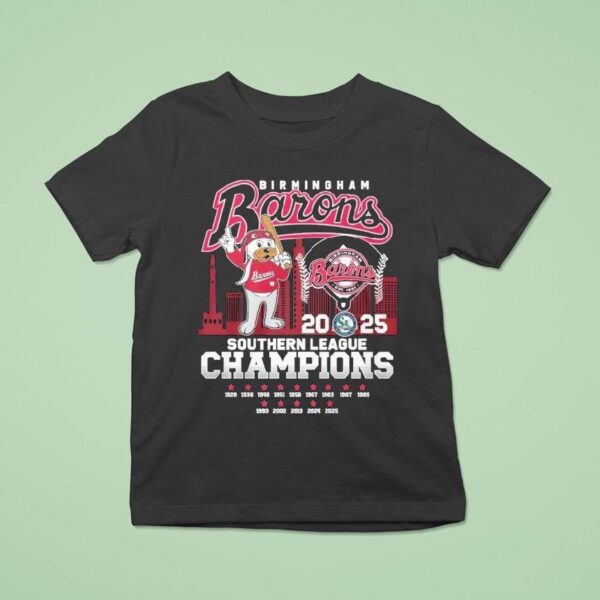Birmingham Barons Southern League Champions Masco T Shirt