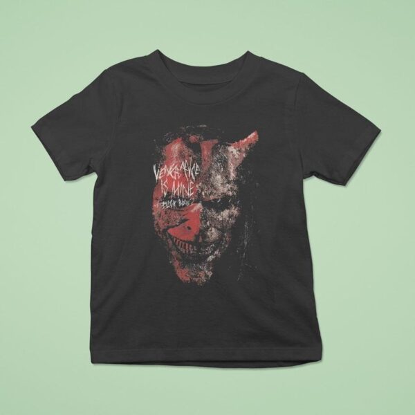 Black Phone Vengeance Is Mine Mask T Shirt