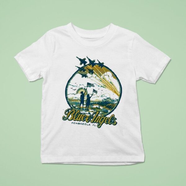Blue Angels Beach Buzz Pensacola Fl Naval Aviation Museum T Shirt