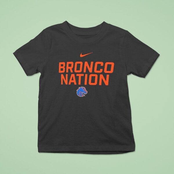 Boise State Broncos Nation Logo T Shirt