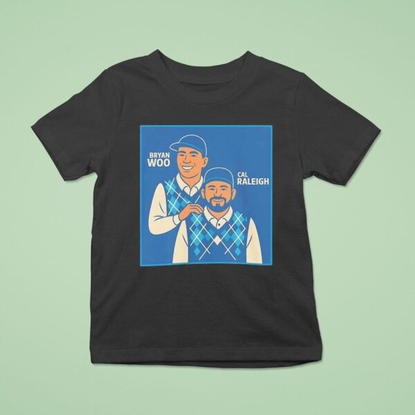 Bryan Woo And Cal Raleigh Step Brothers T Shirt