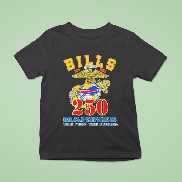 Buffalo Bills Marines The Few The Proud T Shirt
