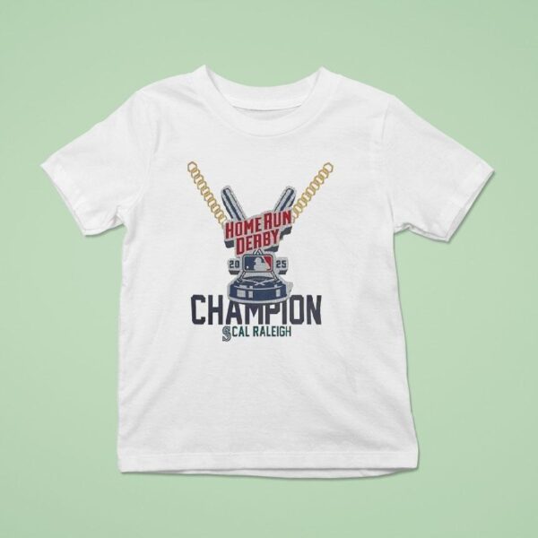 Cal Raleigh Seattle Mariners Home Run Derby Champion T Shirt