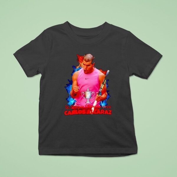 Carlos Alcaraz Us Open Champion T Shirt