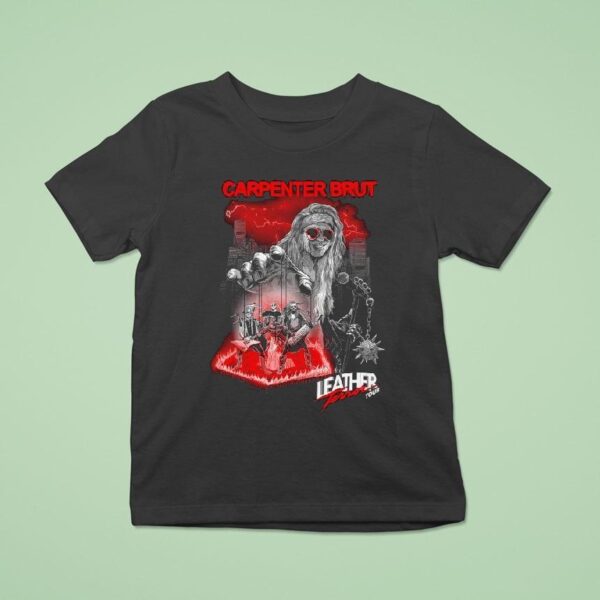 Carpenter Brut Leather Terror Tour T Shirt