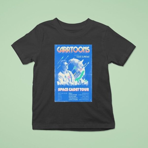 Carrtoons September October Space Cadet Tour T Shirt
