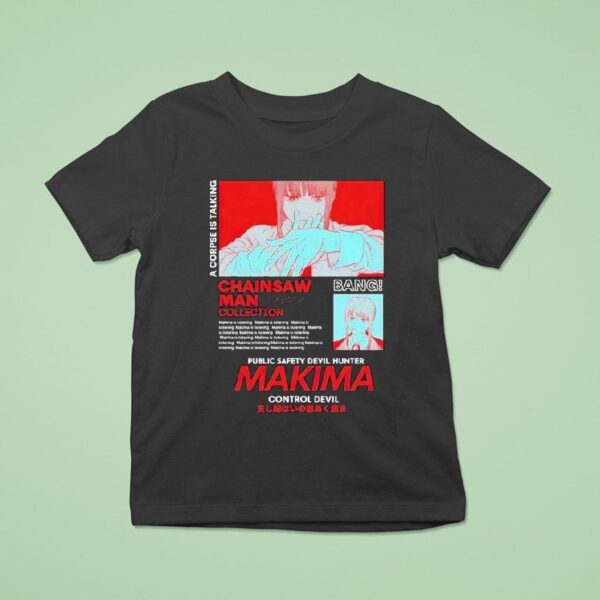 Chainsaw Man Makima Control Devil Bang T Shirt