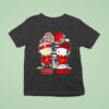 Charlie Brown Cleveland Browns Vs Snoopy Ohio State Buckeyes City Skyline T Shirt