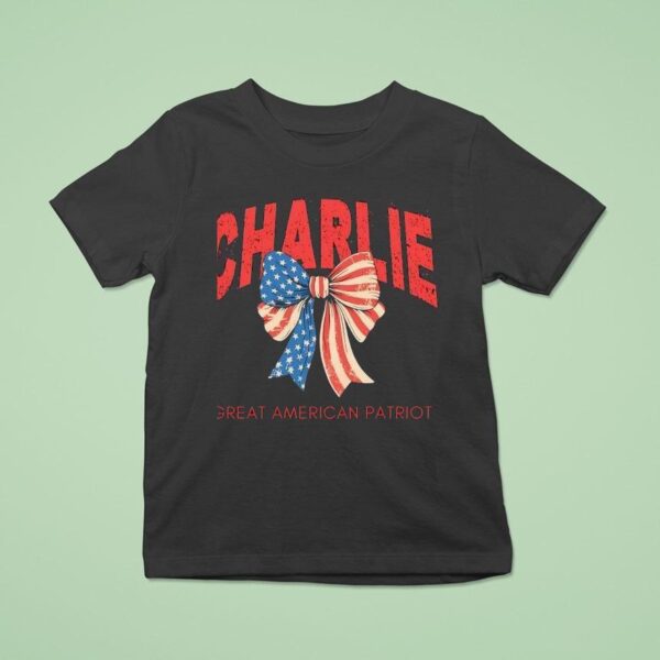 Charlie Kick Great American Patriot Hero T Shirt