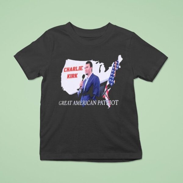 Charlie Kirk Great American Patrio T Shirt