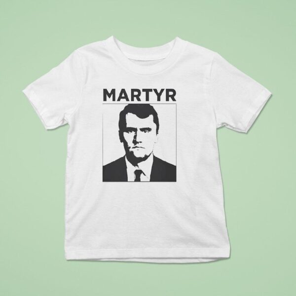 Charlie Kirk Martyr Portrai T Shirt