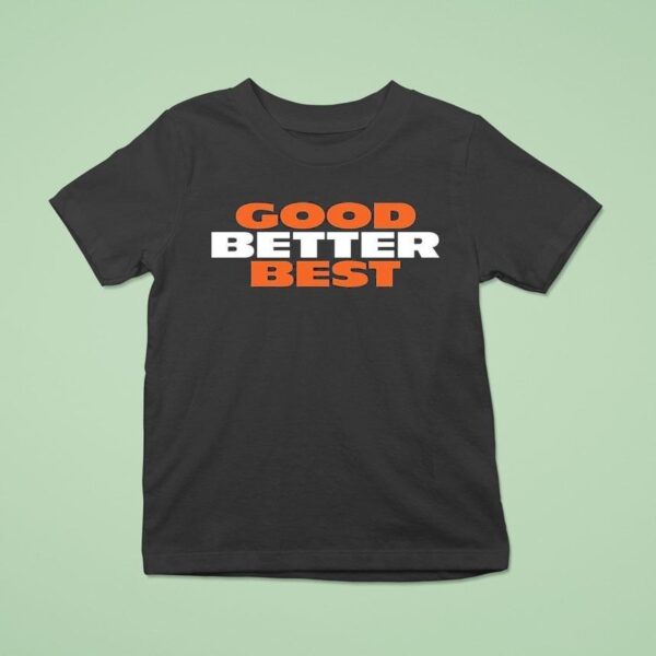 Chicago Bears Good Better Best Scratch T Shirt