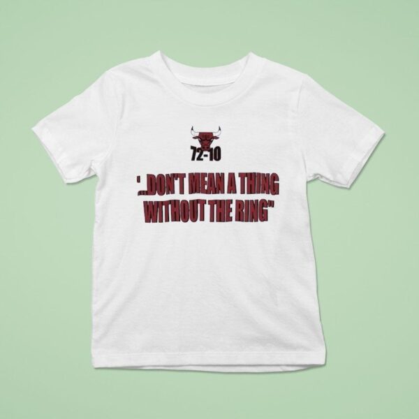 Chicago Bulls Don T Mean A Thing Without The Ring T Shirt