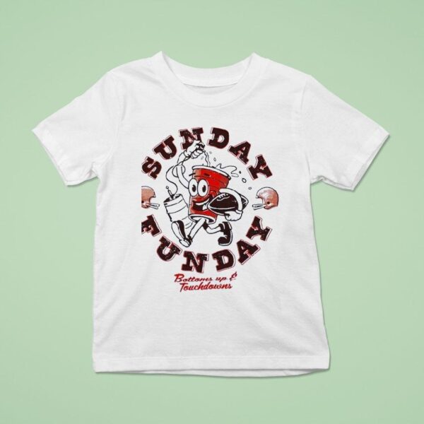 Cleveland Browns Sunday Funday Bottoms Up And Touchdowns T Shirt