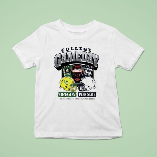 College Gameday Oregon Ducks Vs Penn State Nittany Lions Football T Shirt