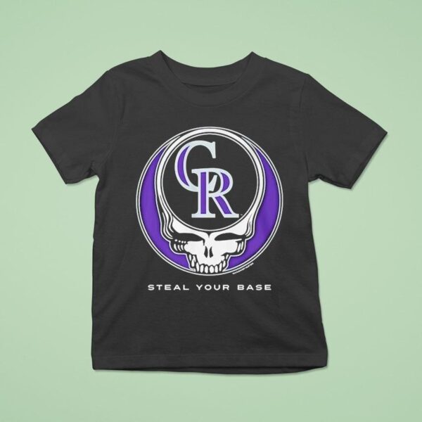 Colorado Rockies Grateful Dead Steal Your Base T Shirt