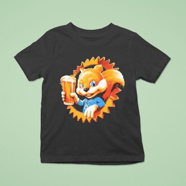 Conker S Bad Fur Day Cheers Jeers And Beers T Shirt