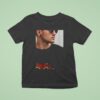 Cute Black Cat In Autumn T Shirt