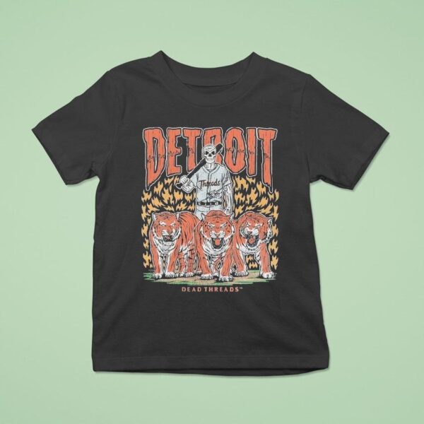 Detroit Tigers Dead Threads T Shirt
