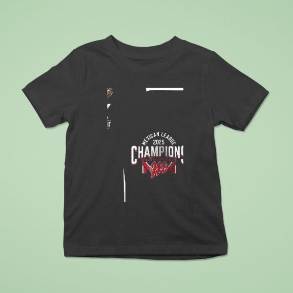 Diablos Rojos Del Mxico Back To Back Campeon Logo T Shirt