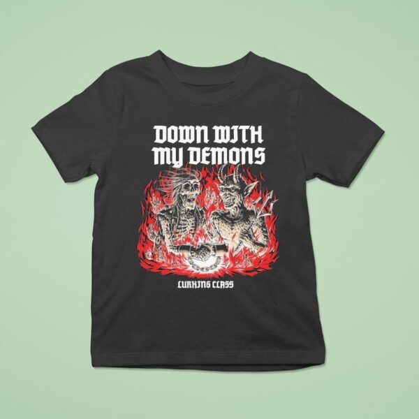Down With My Demons X Stikker Lurking Class T Shirt