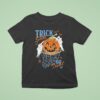 Dude Perfect Trick Shot Or Treat Pumpkin Skeleton Hands Halloween T Shirt
