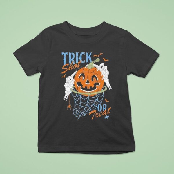 Dude Perfect Trick Shot Or Treat Pumpkin Skeleton Hands Halloween T Shirt
