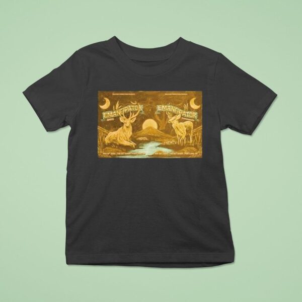 Emancipator Nov The Get Down Portland Or Deers T Shirt