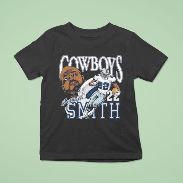 Emmitt Smith Dallas Cowboys Retired Player Caricature T Shirt