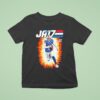 Eric Wood Josh Allen Ja Velven Plush Quarter Back T Shirt