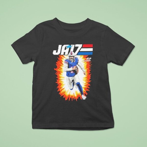 Eric Wood Josh Allen Ja Velven Plush Quarter Back T Shirt