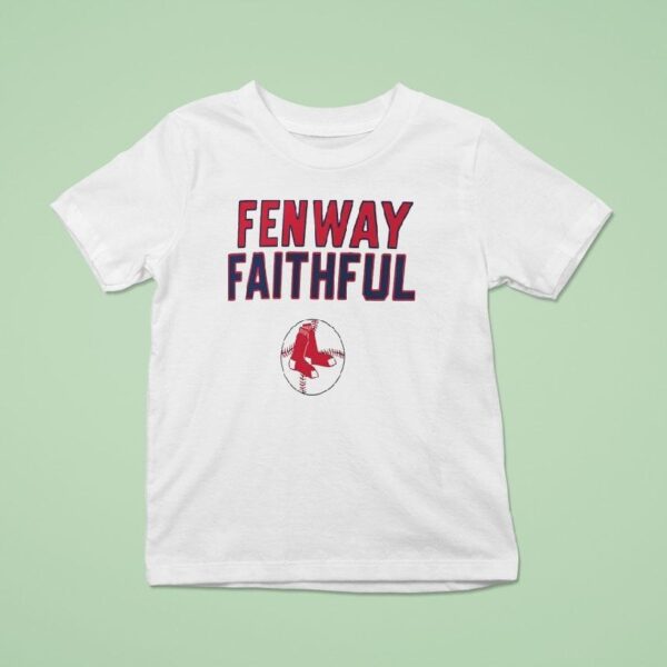 Fenway Faithful Boston Red Sox Baseball Logo T Shirt