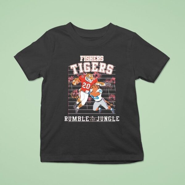 Fishers Tigers Rumble In The Jungle Tigers Vs Lions Football T Shirt