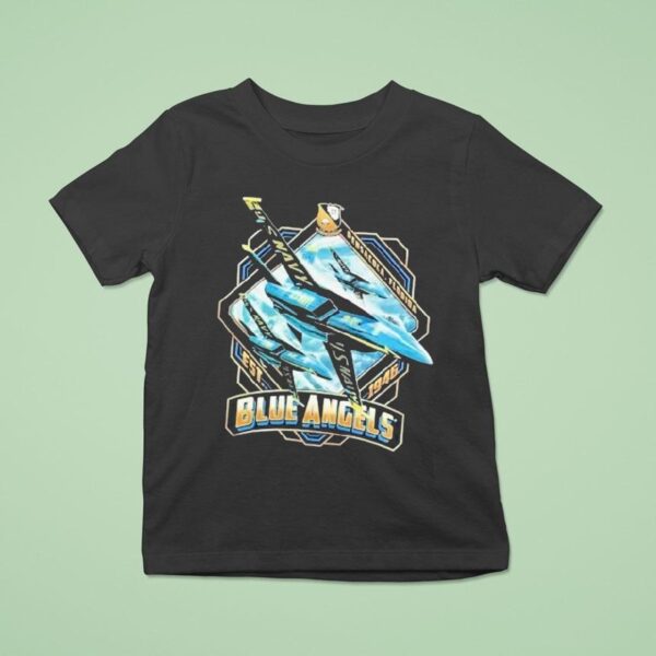 Flight Deck Naval Aviation Blue Angels Flash T Shirt