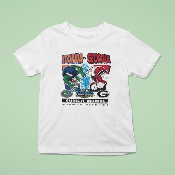 Florida Gators And Georgia Bulldogs Football Jacksonville T Shirt