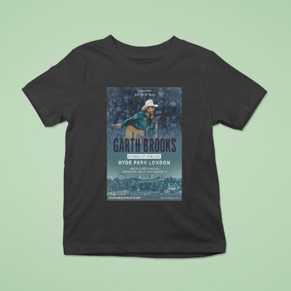 Garth Brooks June Hyde Park London T Shirt