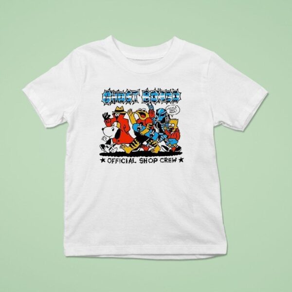 Ghost Bondgo Show Crew Cartoon Characters T Shirt