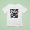 Ghostface Drinking Coffee Philadelphia Eagles T Shirt