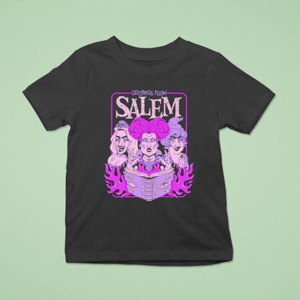 Greeting From Salem Hocus Pocus T Shirt
