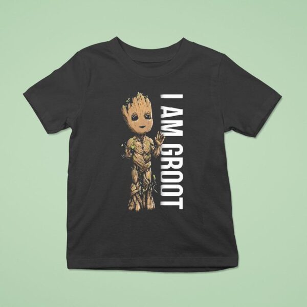 Guardians Of The Galaxy Baby Groot I Am Groot Portrai T Shirt