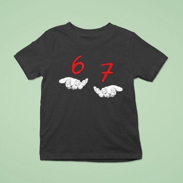 Hands Six Seven Gen Alpha Slang T Shirt