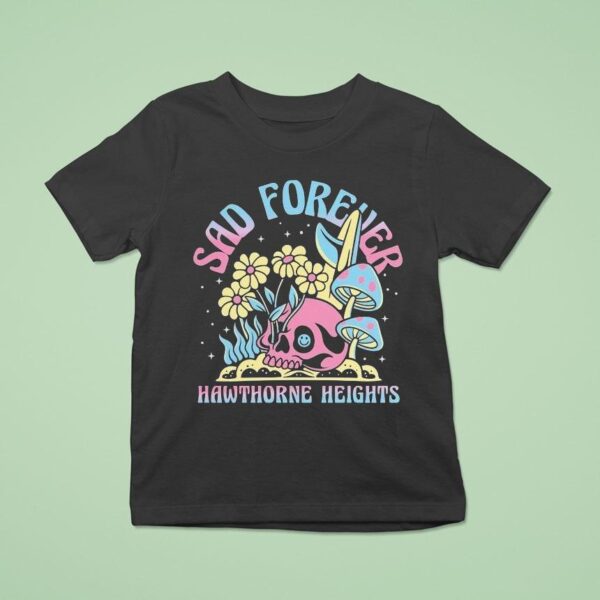 Hawthorne Heights Sad Forever Skull T Shirt