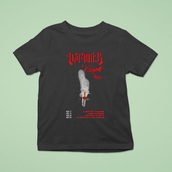 Hot Milk Uk Pop Punk Tour T Shirt
