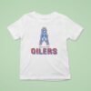 Houston Oilers Football Logo T Shirt
