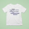 I Am A Low Budget Weirdo With Dangerous Toys And Weaponized Autism T Shirt