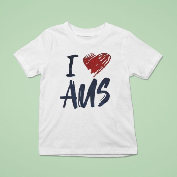 I Love Aus T Shirt