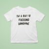 I M A Ray Of Fcking Sunshine T Shirt