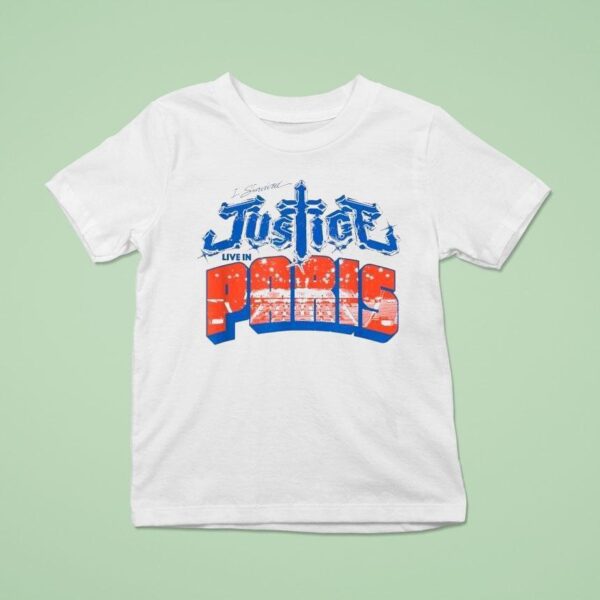 I Survived Justice Live In Paris T Shirt