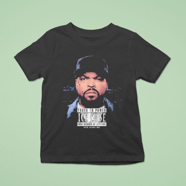 Ice Cube Truth To Power Four Decades Of Attitude Impala Tour T Shirt